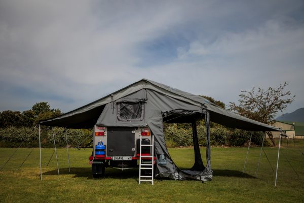 Photo of the Infanta Ingane with tent and awnings set up