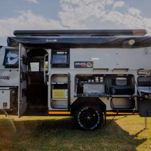 Side picture of the Infanta 4x4 Enkulu 3 caravan for sale za