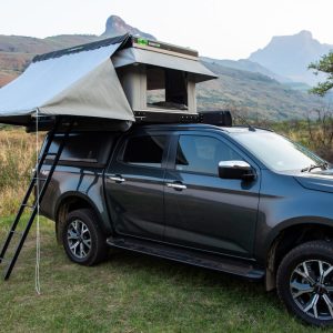 Bunduannex from Bundutec on a bakkie shot diagonally
